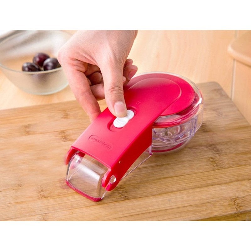 Cherry Pitter, Cherrystone Remover Mess Free 6 Capacity at Once