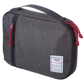 Troika Kabeltasche für Elektronikzubehör mit Reißverschluss und Tragegriff Business Tech Pouch