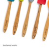 Goodful Silicone and Beechwood Mini Kitchen Utensil Set, Great for