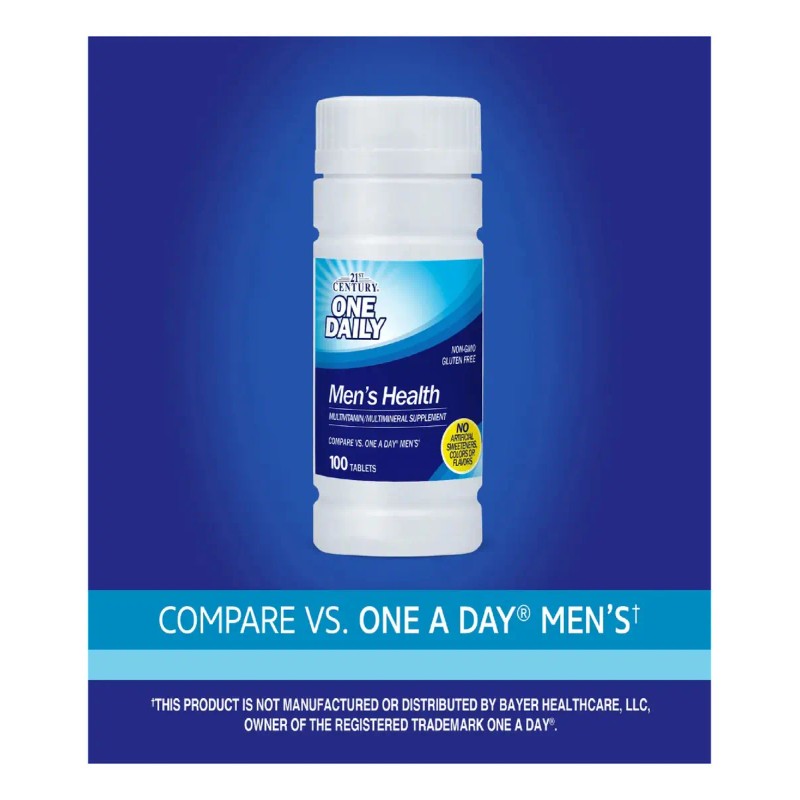 21st Century One Daily Multivitamínico Sabor 100 Comprimidos Hombre