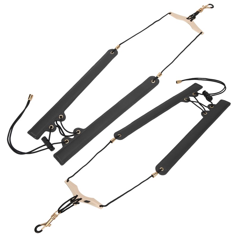 Saxophone Shoulder Strap Folding Artificial Leather No Stress On Neck