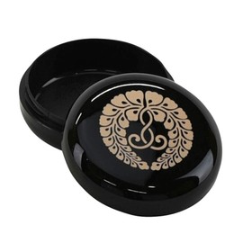 [Buddhist Altar Hasegawa] Burning Incense, Matcha Incense, Burning Incense, PC, Black, Descending Wisteria 2.5