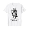 TWAS The Carbs M'Lord Funny Medieval Knight Raccoon Meme T-Shirt