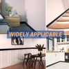 COUKIU Flexible Baseboard Molding Trim, Peel and Stick Rubber Wall