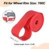 sourcing map 2pcs Bicycle Rim Strip 700C x 18mm PVC