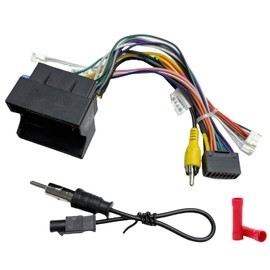 Aftermarket Radio Wiring Adapter Compatible with Volkswagen 2003-2015, 16Pin Android Car Stereo Harness with Antenna Adapter SWC Reverse, Fit for Jetta Passat Golf GTI Touareg Tiguan