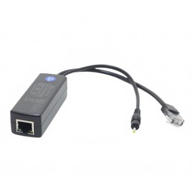 DSLRKIT 5V Active PoE Splitter 2.5mm x 0.7mm for Reolink E1 (V2), E1 Pro, E1 Zoom, Lumus V2 & Pro, 5V 2.4A Output, Supports 44-57V IEEE 802.3af/at/bt PoE Switches