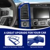 RAZPOY for F150 Interior Trim Kit, 4PCS Center Console AC