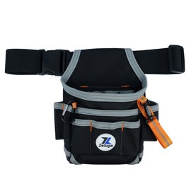 Zeluga 20-248 Multiple Pockets Heavy Duty Technician and Electrician Waist Tool Bag, Black