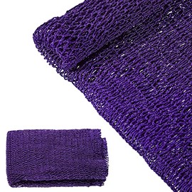 Esponja larga africana de red de baño larga para ducha, exfoliante de espalda, esponja de baño para uso diario o relleno de calcetines (morado)