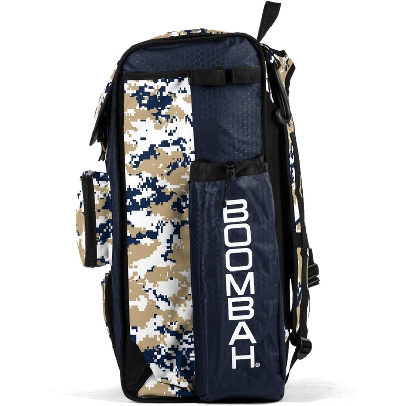 Boombah Catchers Superpack Bat Bag Digital Camo Navy/Vegas Gold -