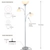 Brightech Sky Dome Double – High Brightness Torchiere Floor Lamp