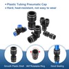 PATIKIL 6 Pcs Straight Union Push to Connect Fitting, 1/4"