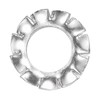 uxcell M5 50Pcs External Tooth Washers, 304 Stainless Steel Tooth