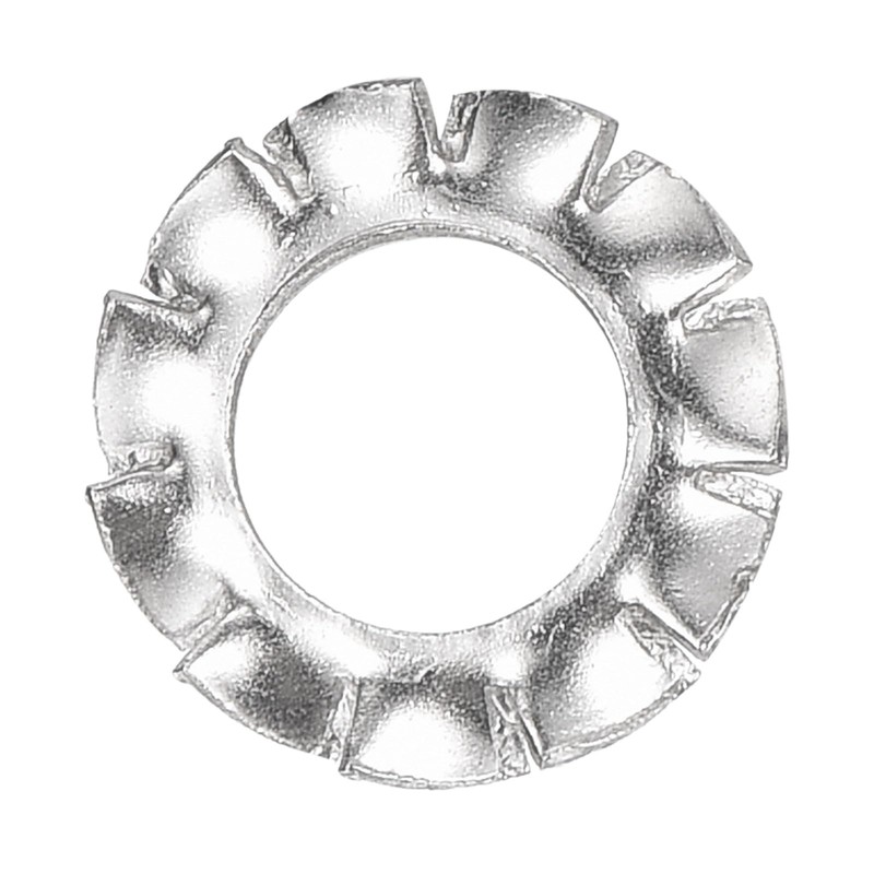 uxcell M5 50Pcs External Tooth Washers, 304 Stainless Steel Tooth