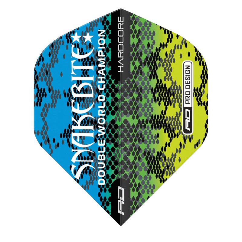 RED DRAGON Snakebite Hardcore Dart Flight Collection 5 Sets Per