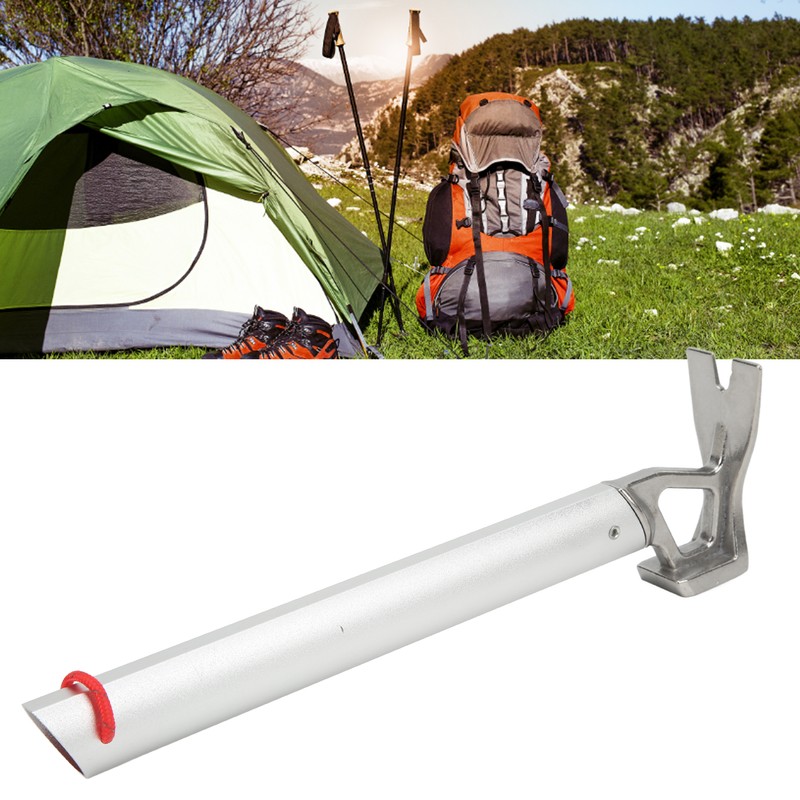Multifunctional Outdoor Camping Tent Peg Hammer Impact Resistance Stakes Nail