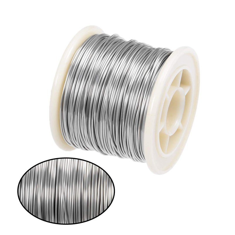 sourcing map 20 Gauge Resistance Wire Wrapping 82ft Nichrome Heating