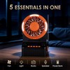 Rechargeable Camping Fan with Powerful Airflow, Brushless Motor