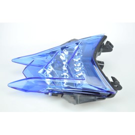 Motorcycle LED Tail Light with Turn Signals Compatible with 09-19 S1000RR,12-15 HP4,13-20 S1000R,Blue