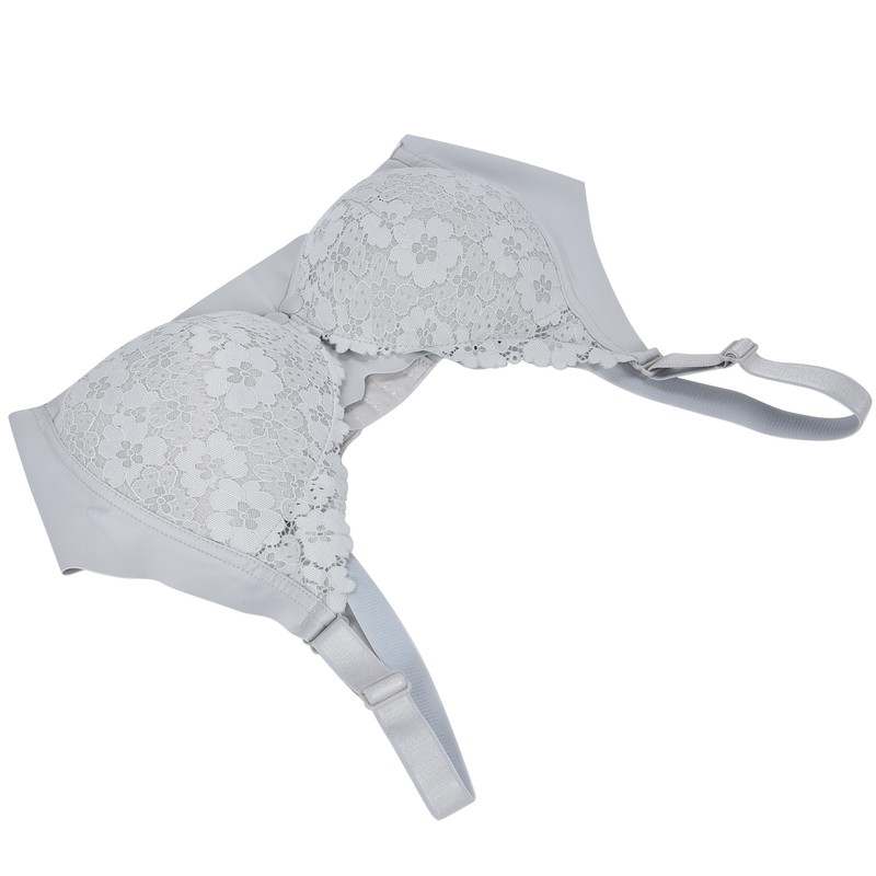 Women's Breastfeeding Bra Soft Lace Front Closure Thin Comfy Seamless
