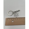 Onwomania - DNA Physics Symbol - Metal Keyring Ideal as