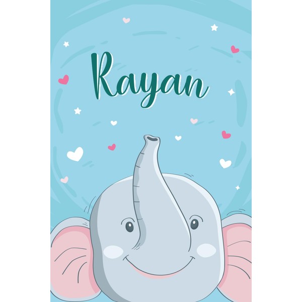 Rayan: Cahier personnalisé avec prénom Rayan | Cadeau d'anniversaire pour