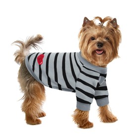 Preferhouse Pet Dog Striped T-Shirt Dogs Cats Cotton Vest Spring Summer Pet Apparel Tee Shirt Suitable for Small and Medium Large Pets French Bulldog Bichon