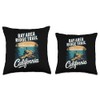 Adventurous Bay Area Ridge Trail California Throw Pillow