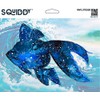 Squiddy Golfish - Artistic Blue Sealife Ocean Beach Theme -