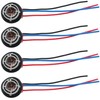 BLLNDX 4PCS Automotive Bulb Holder Wire Connector 1157 3 Wire