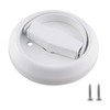 WHYHKJ Embedded Door Circular Pull Ring 201 Porcelain White with