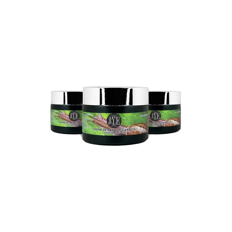 6 Frascos De Crema De Baba De Caracol Natural Jye