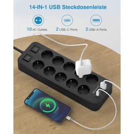 Power strip 10-way