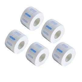 5 Rolls Neck, Strips Paper Hairdressing Tool for Hair Cutting Waxing White Professional Stretchy Barber