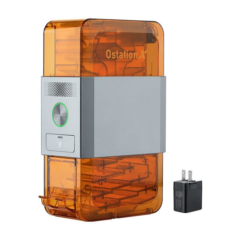 Olight Ostation X 3-in-1 Automatic AA Battery Charger, Adapter/Batter