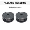 Qingriver Strimmer Spool Line, 2 Pcs Strimmer Spool Replacementfor Bosch