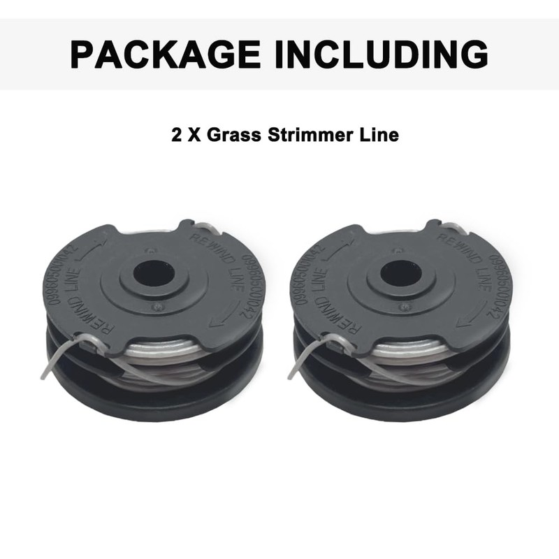 Qingriver Strimmer Spool Line, 2 Pcs Strimmer Spool Replacementfor Bosch