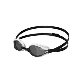 Speedo Unisex Fastskin Speedsocket 2 Swimming Goggles | Competitive Racing Goggles | Anti-Fog | Anti-Leak, Black/White/Smoke, One Size