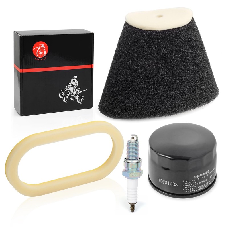 Air Filter foam and Oil Filter + Spark Plug 2001