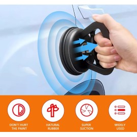 POYICGS Dent Puller,3 Pack Powerful Suction Cup Dent Puller Handle Lifter,Car Dent