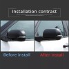 autotrim000 Matte Black Side Rearview Mirror Guard Cover Trim Set