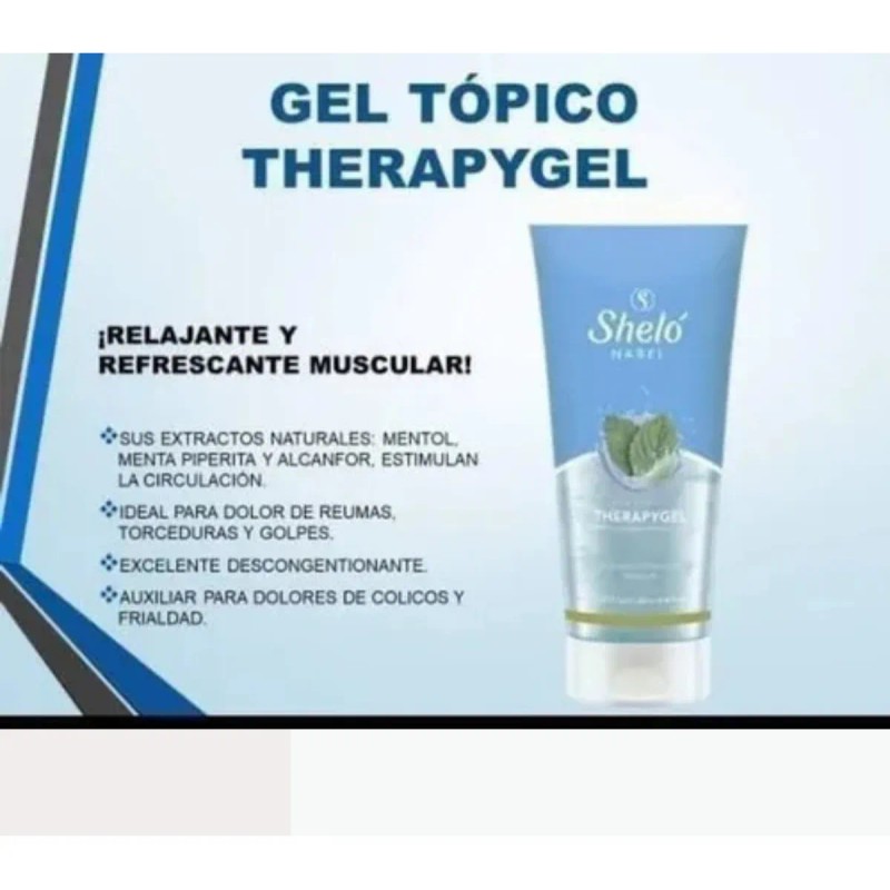 2pz Gel Tópico Therapygel Con Extractos De Mentol Y Alcanfor