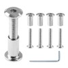 Jersvimc 10 Pair(20 Piece) M6x35mm Hex Drive Socket Cap Bolt