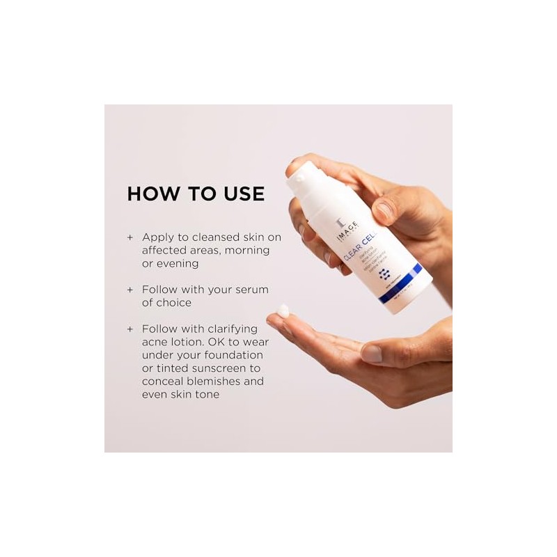 IMAGE Skincare Loción aclaradora de células claras para el acné,