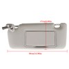 ANTUKO Gray Shade Visor Car Front Left Side with Mirror