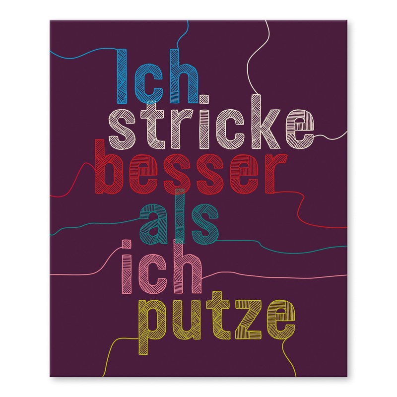 strickimicki - Glasses Cleaning Cloth - Ich Stricke Besser als