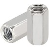 20 PCS Long Rod Nuts,Hex Coupling Nuts Fasteners,Hex & Machine