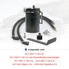 RULLINE Oil Catch Can Kit Oil Separator Reservoir Tank Engine
