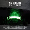 100 Ultra Bright Emergency Glow Sticks - Individually Wrapped Long
